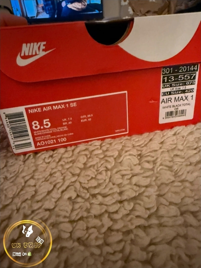 Nike Air Max 1 SE UK 7.5