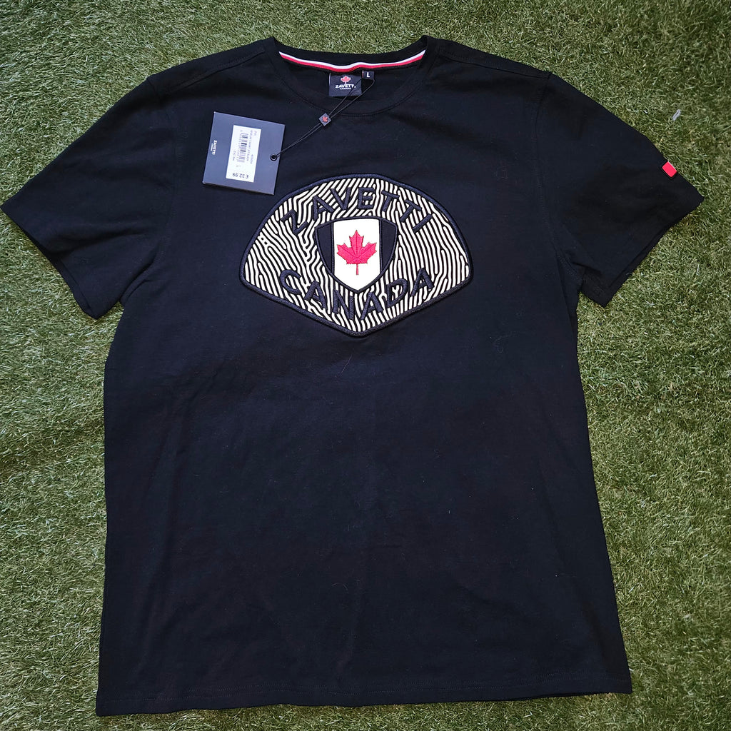 Zavetti Canada – Black t-shirt size large