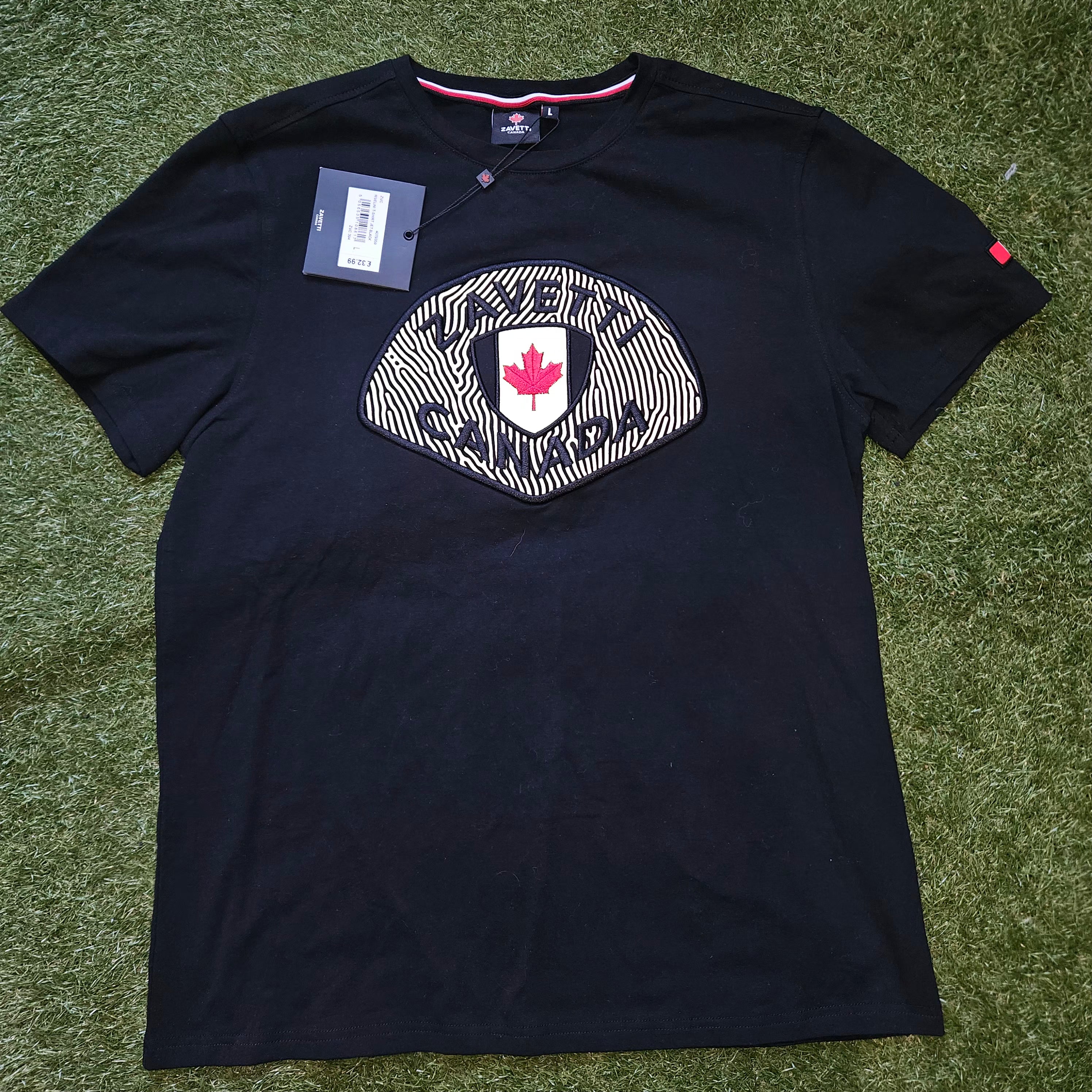 Zavetti Canada – Black t-shirt size large