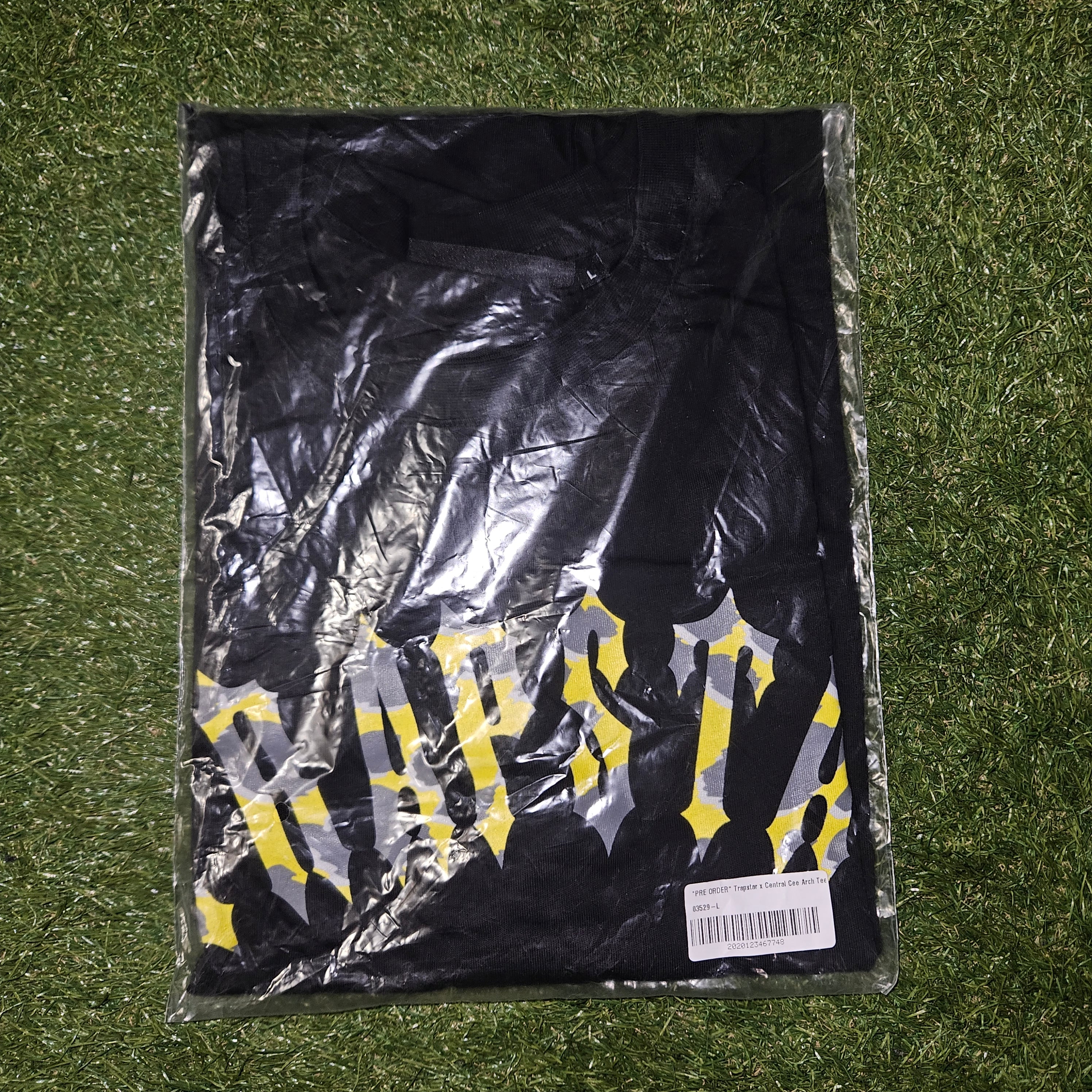 Trapstar x Central Cee Arch Logo T-Shirt – Black – Mens – BNWT