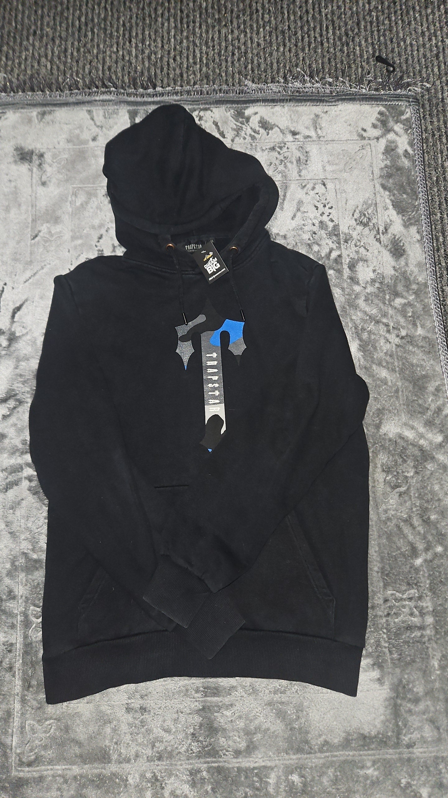 Trapstar Black Hoodie - Size Small - Pre-Owned Sale
