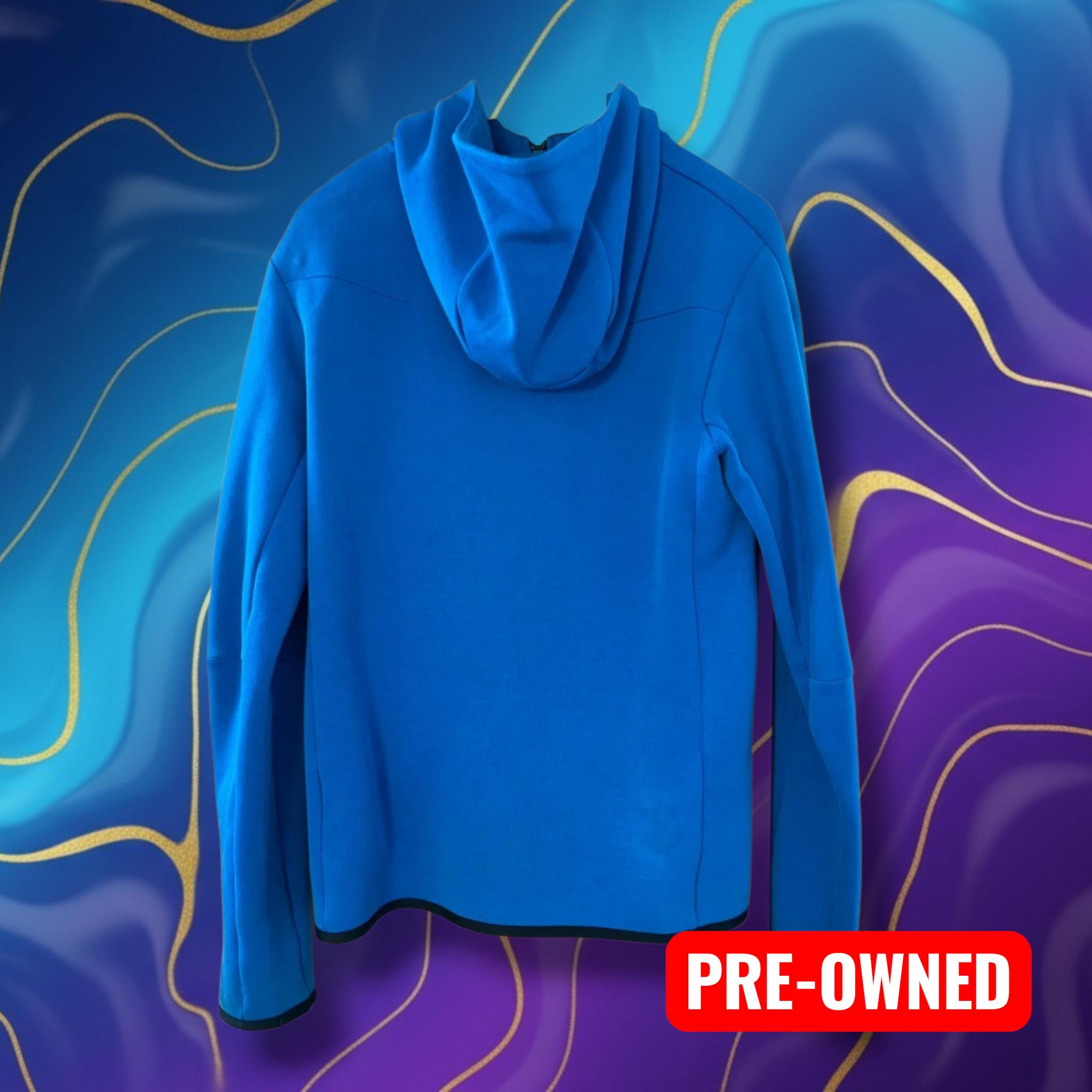 Nike Tech Fleece Hoodie Blue XS - Perfect for Streetwear