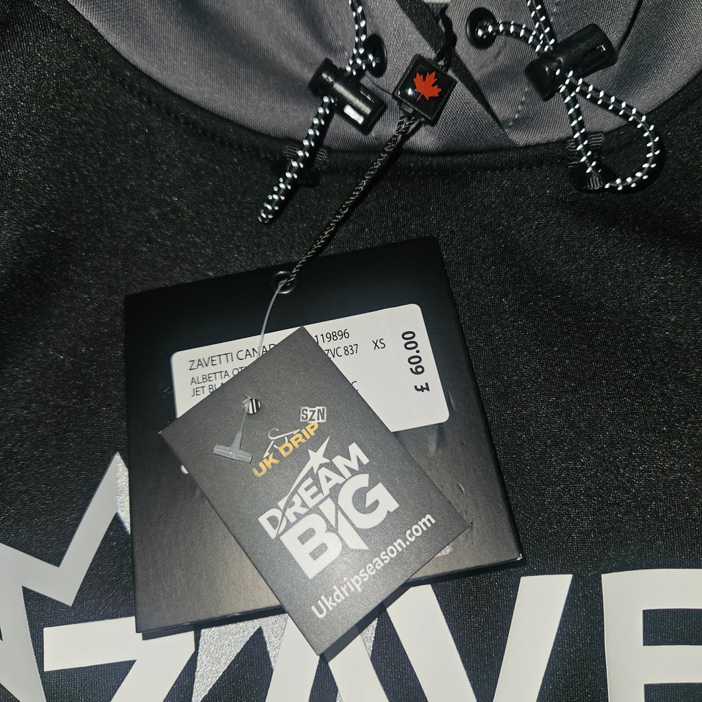 Zavetti Canada New Gen Hoodie – Grey & Black | Size XS