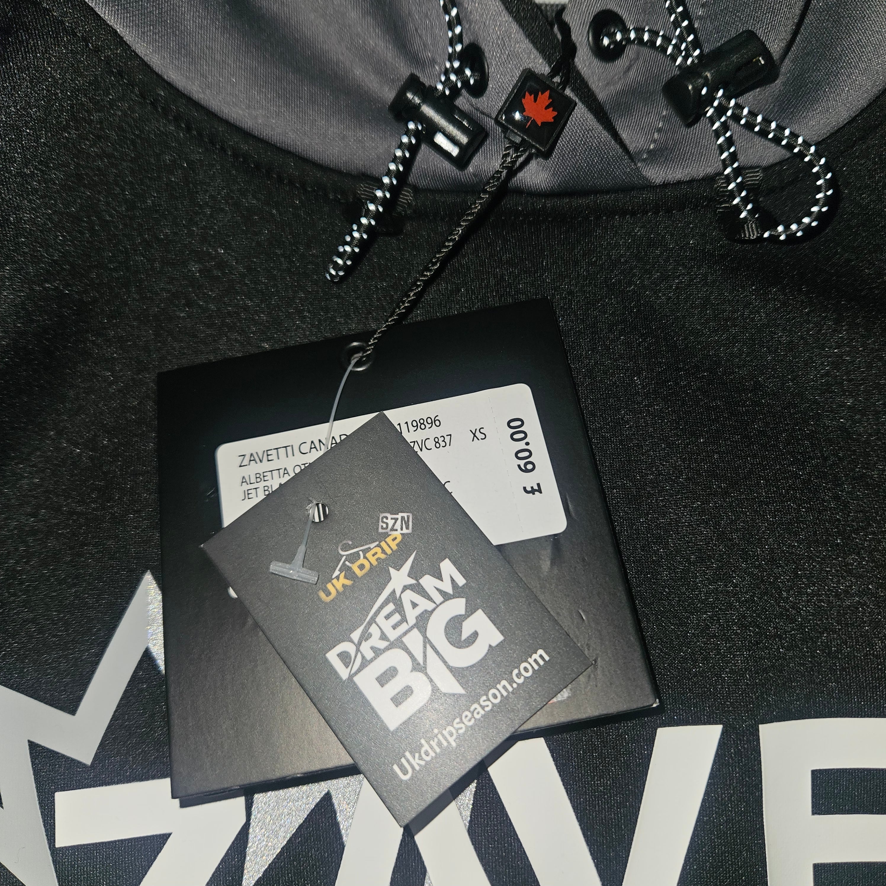 Zavetti Canada New Gen Hoodie – Grey & Black | Size XS