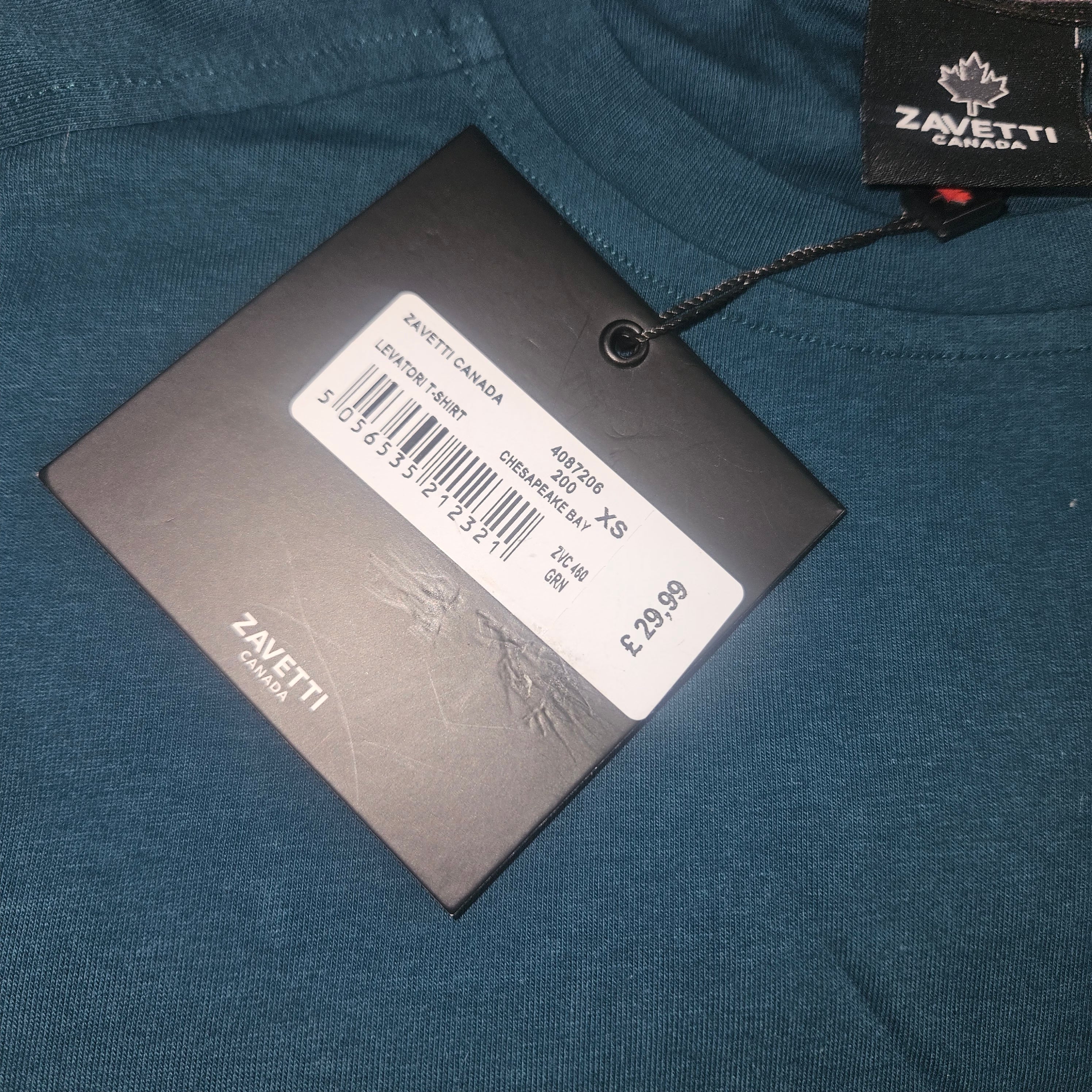 Zavetti Canada T-Shirt – BNWT – Navy – Men's XS