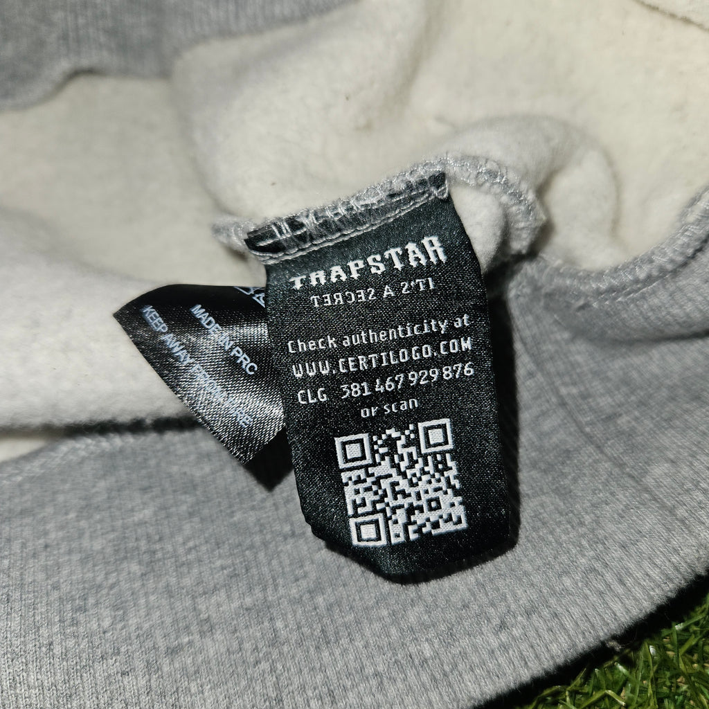 Trapstar Grey Hoodie – Size XS | Brand New With Receipt