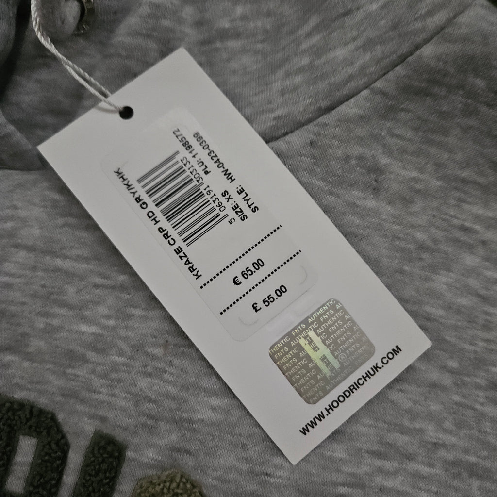 Hoodrich Crop Womens Hoodie - Grey - XS